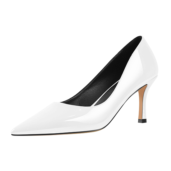 Pointed Toe Mid High Heel Stiletto Pumps (5)